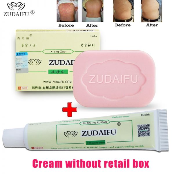 1 Pc Zudaifu Sulfur sulphur Soap Skin Repair Acne Psoriasis Seborrhea Eczema Anti Fungus Bath Whitening Shampoo Body Lotion