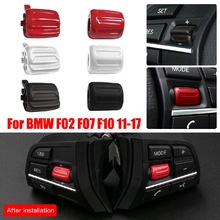 1 pair Car Steering Wheel Switch Buttons Multi-functional Steering Wheel  ABS Button For BMW F02 F07 F10 11-17