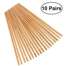 10 Pairs Healthy Bamboo Chopsticks Natural Wooden Chopsticks For Home Kitchen Resturant Tableware Kitchen Accessories