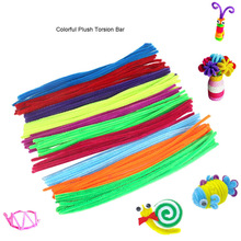 100pcs Multicolour Chenille Stems Pipe Cleaners Handmade Diy Art Material Kids Creativity Handicraft Children Toys