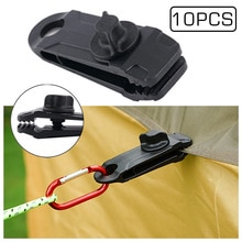10Pcs tent awning canopy clamp tarp clip snap canvas anchor gripper Caravan jaw grip trap Tighten tool outdoor camp hike kit