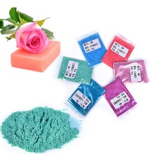 10g DIY Healthy Natural Mineral Mica Powder Makeup Eyeshadow Soap Powder For Soap Dye Soap Colorant Skin Care 6Colors