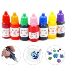 10ml 7 Colors  1 set Dye Colorant Set Slime Jewelry Making Skin Safe Liquid Resin Pigments Slime Jewelry DYE Pigment