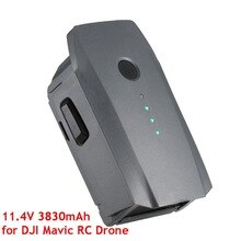 11.4V 3830mAh 3S Intelligent Spare Flight LiPo Battery Replacement for DJI Mavic Pro & Platinum FPV Quadcopter RC Drone