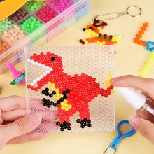 11000pcsMulticolor Magic Puzzle Toys Water Mist Bead Set DIY Craft Animal Handmade Sticky Beads Educational Toys Kids Good Gifts