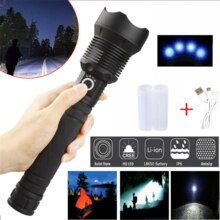 120000 Lumens Rechargeable XHP70.2 Most Powerful LED Flashlight USB Zoom Torch Camping Hiking Flashlight Outdoor Tool