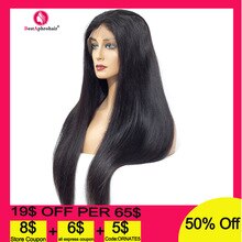 13*4 Lace Front Human Hair Wigs For Black Women Pre Plucked Brazilian Straight Remy Human Hair Wigs With Baby Hair