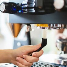14/23cm Coffee Machine Cleaning Brush Coffee Espresso Machine Group Head Nylon Cleaning Brush Coffee Grime Cleaning Tools