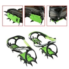 14 Teeth Crampons Professional Snow Mountain Rock Climbing Anti-skid Shoe Cover Bundled Manganese Steel Crampons