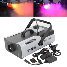 1500W Fog RGB 3in1 8 LED DJ Stage Smoke Machine With Wireless Remote