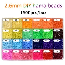 1500pcs/bag 2.6mm Hama Beads 72Colors For Choose Kid Education Diy Tos 100% Quality Guarantee New Perler Bead Wholesale DOLLRYGA