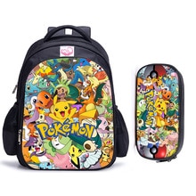 16 Inch Pokemon Haunter Eevee Children School Bags Orthopedic Backpack Kids School Boys Girls Mochila Infantil Catoon Bags