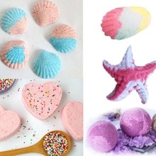16PCS 6 Style DIY Metal Bath Bomb Mold Crafting Bath Bombs Handmade Soaps & Cake