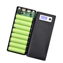 18650 Battery Charger Box Power Bank Holder Case for xiaomi 8*18650 Digital Display MobilePhone Charger DIY Shell Assembly Kit