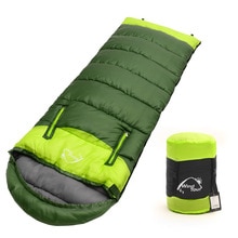 190*75cm Sleeping Bag Camping Envelope Sleeping Bag Thermal Adult Winter Sleeping Bag Outdoor Travel Waterproof Sleeping Bed