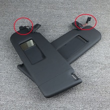 1K0857551 1K0857552 Black Front Sun Visor Panel With Makeup Mirror For VW Golf MK5 Jeeta MK5 Passat B7 Passat CC Golf Plus