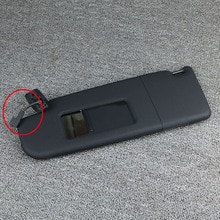 1K0857551 Black Front Left Sun Visor Panel With Makeup Mirror For VW Golf MK5 Jeeta MK5 Passat B7 Passat CC Golf Plus 2005-2011