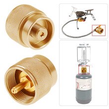 1LB Small Gas Tank Adapter Camping Propane Input Lindal Output Stove Adapter Outdoor Small Exquisite And portable Camoing