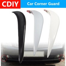 1Pair Universal Rubber Car Bumper Corner Protector Stickers Guards Buffer Trim Molding Anti-Scratch Protection Strip Car Styling