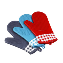 1Pcs Silicone Microwave Oven Glove Thickened  Baking Heat Insulation Glove Kitchen Tools
