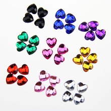 1cm diameter acrylic nonporous flat bottom peach diamond clothes hat accessories accessories DIY handmade materials