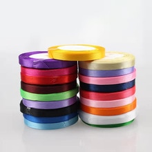 1cm wide Ribbon for rose bear gift box Wedding Christmas Party Decorations DIY  Craft Ribbons Wrapping Supplies 22m/roll