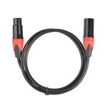 1m/1.8m Male-To-Female Mixer Xlr Audio Cable Red Transmission Speed To Support Multi-Device Data Transmission