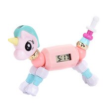 2019 Cartoon Bracelet DIY Charm Dress Quartz Clock Girls Cat Dog Digital Kids Watches Colorful Creaive Watch Gift For Children