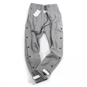 2019 New Arrival God Sweatpants Double-breasted Button Popular Logo Leisure Hot Loose Cotton Elastic Waist Full Length Pants