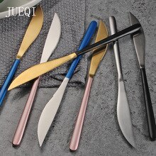 2019 New Black Gold Dinner Tableware Set Stainless Steel Cutlery Set Western Food Tableware Luxury Knife Cutlery Set