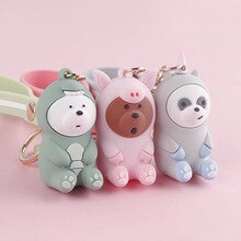 2019 New Keychain Cute Cartoon Babylon Silicone Keychain Wholesale Backpack Fashion Charm