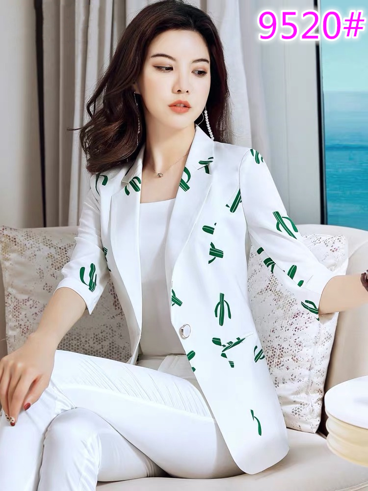 2019 New Summer Fashion Western Style Suits  Spring Clothing Chic Female Han Edition Leisure Suit  Sweet Wind Coat Temperament