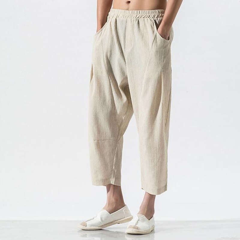 2019 Privathinker Brand Casual Harem Pants Men Jogger Pants Men Fitness Trousers Male Chinese Traditional Harajuku Summer Clothe