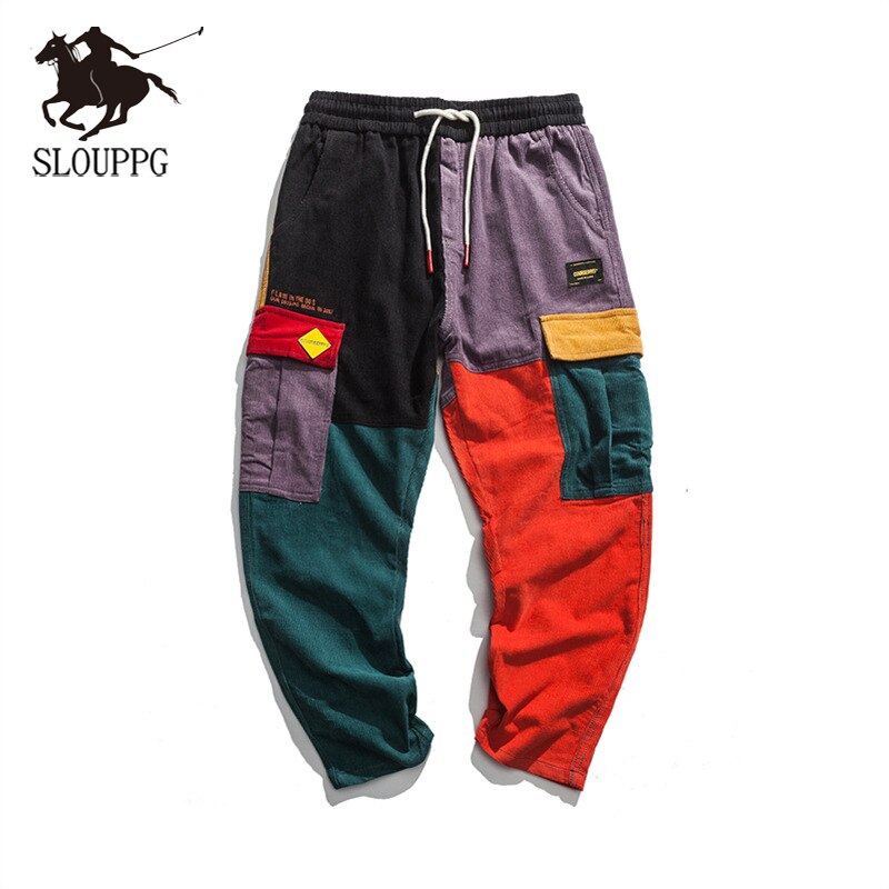 2019 SLPUPPG Fashion New Streetwear Hip Pop Pants Trousers Streetwear Streetwear Harajuku Jogger Sweatpant joggers Trousers men