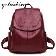 2019 Women Leather Backpacks woman travel backpacks waterproof school bag school backpacks for teens sac a dos mochila masculina