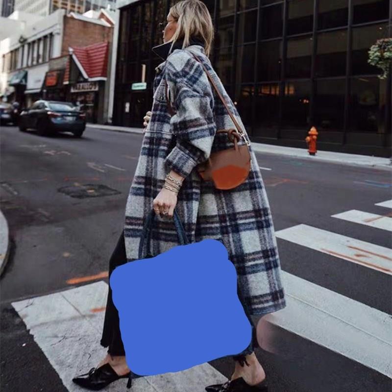 2019 Women Winter Coats & Jackets Large Size Brushed Pocket Wool Women's Wool & Blends Jackets