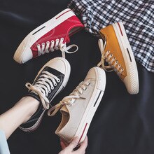 2019 spring canvas women's shoes wild cross strap flat shoes black shoes