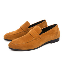 2020 Brand New Men Leather Casual Shoes Soft Loafers Men Moccasins Flats Shoes Slip-on Men Lightweight Driving Shoes *6988