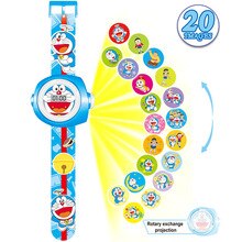 2020 New Fashion Kids Watch 3D Doraemon Cartoon Projection Watches Child Digital Clock Gift Montre Enfant Kinder Horloge Infanti