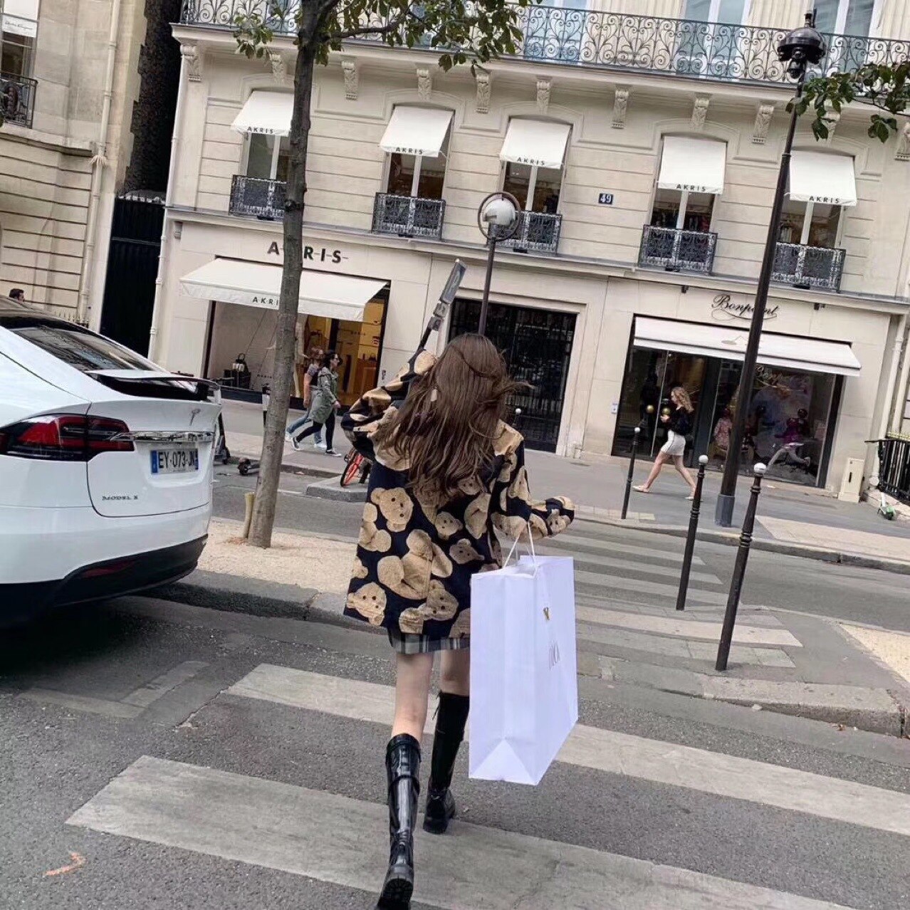 2020 Print Turn-down Collar  Single Breasted Coats and Jackets Women