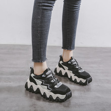 2020 Spring Platform Black Gray Shoes Luminous Women Sneakers Mesh Sock Jelly Shoes Tennis Trainers Casual Shoes Size 35-40