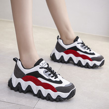 2020 Spring Platform Green Red Shoes Women Sneakers Mesh Sock Jelly Shoes Tennis Trainers Casual Shoes Size 35-40