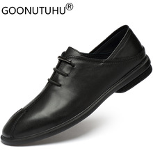 2020 new fashion men's shoes casual genuine leather male loafers classics brown black shoe man comfortbale driving shoes for men