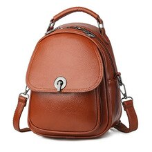 2020 new female bag fashion popular pu backpack ladies small bag student leisure bag
