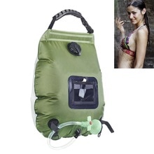 20L Outdoor Camping Shower Water Bag Camping Mountaineering Solar Shower Bag Portable Outdoor Bath Water Storage Bag Non-Toxic