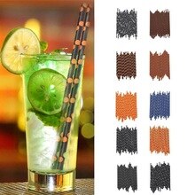 25Pcs 10 Style Navy Blue Anchor Disposable Paper Drinking Straws For Baby Shower Kids Birthday Party Decoration Supplies