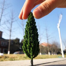 3 PCS/PACK Realistic Model Pine Trees landscape model train railway layout scenery dioramas DIY gaming miniature models