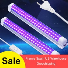 32cm Black Light Bar Stage Light 10W T8 Integrated Bulb UV LED Black Lights Portable Party Club DJ Equipment With Switch