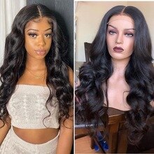 360 Lace Frontal Wig Pre Plucked With Baby Hair Peruvian Body Wave Wig Lace Human Hair Wigs For Black Women