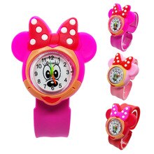 3D Cartoon Minnie Mickey Kids Watches Baby Toys Clock Bracelet Children's Watches Child Watch for Girls Boys Christmas Gifts